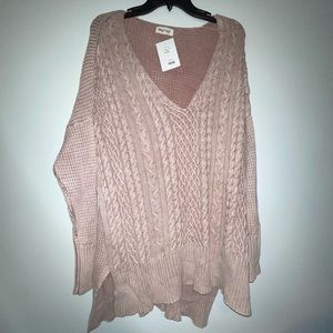 Brand new knitted long sleeve top- size XL